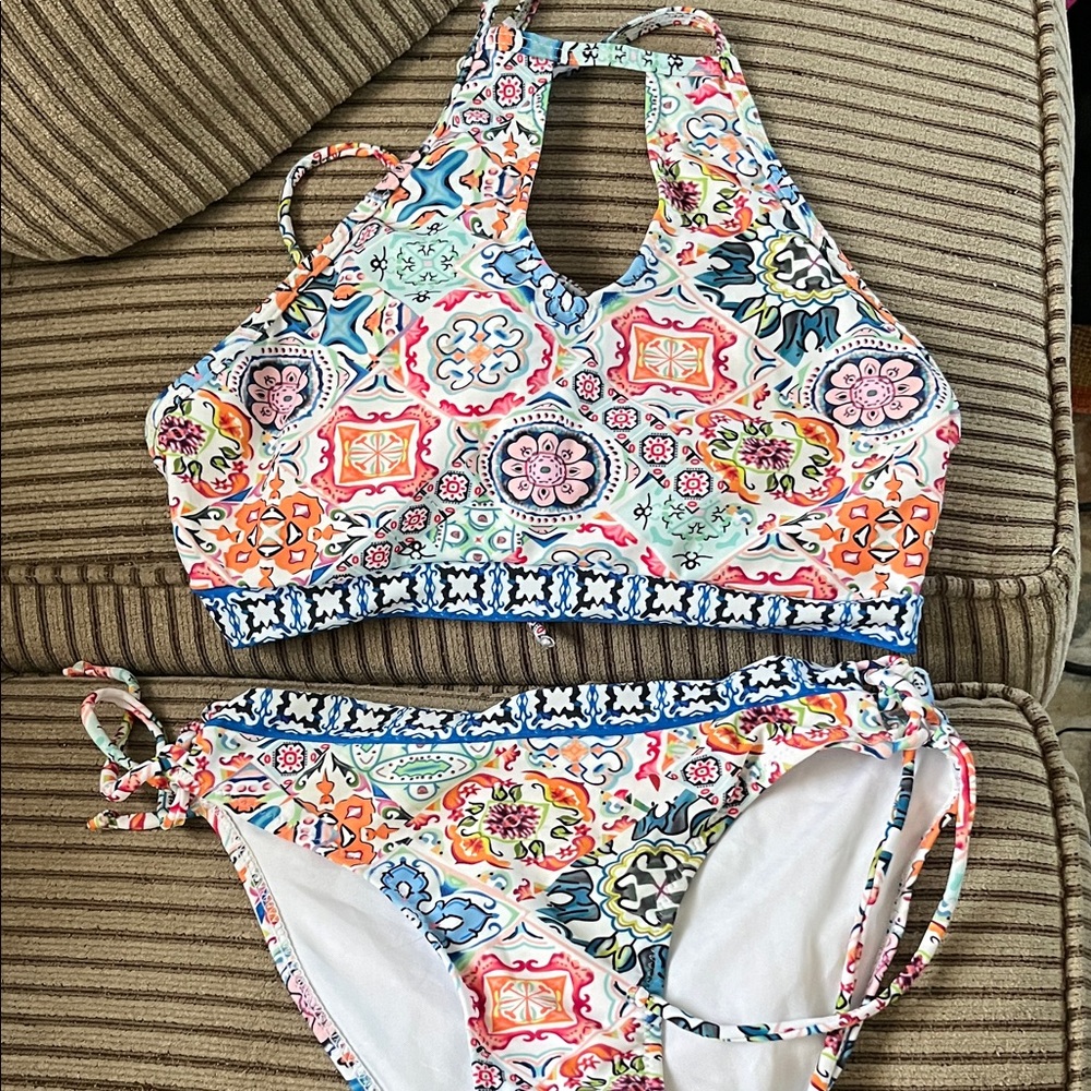 Cupshe Multicolor Bikini Set